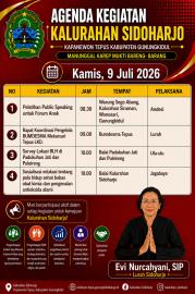 Agenda 9 Juli 2026
